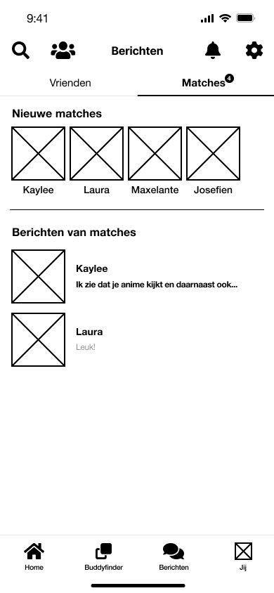 Berichten - Matches