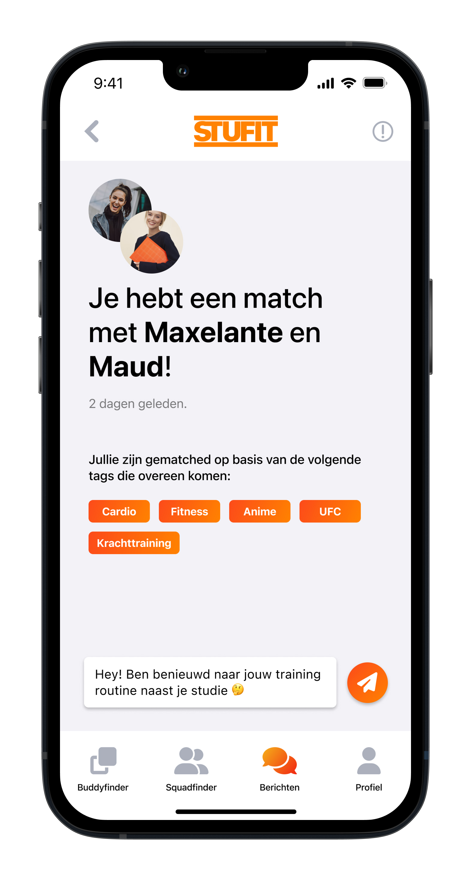 Squadfinder - Chat