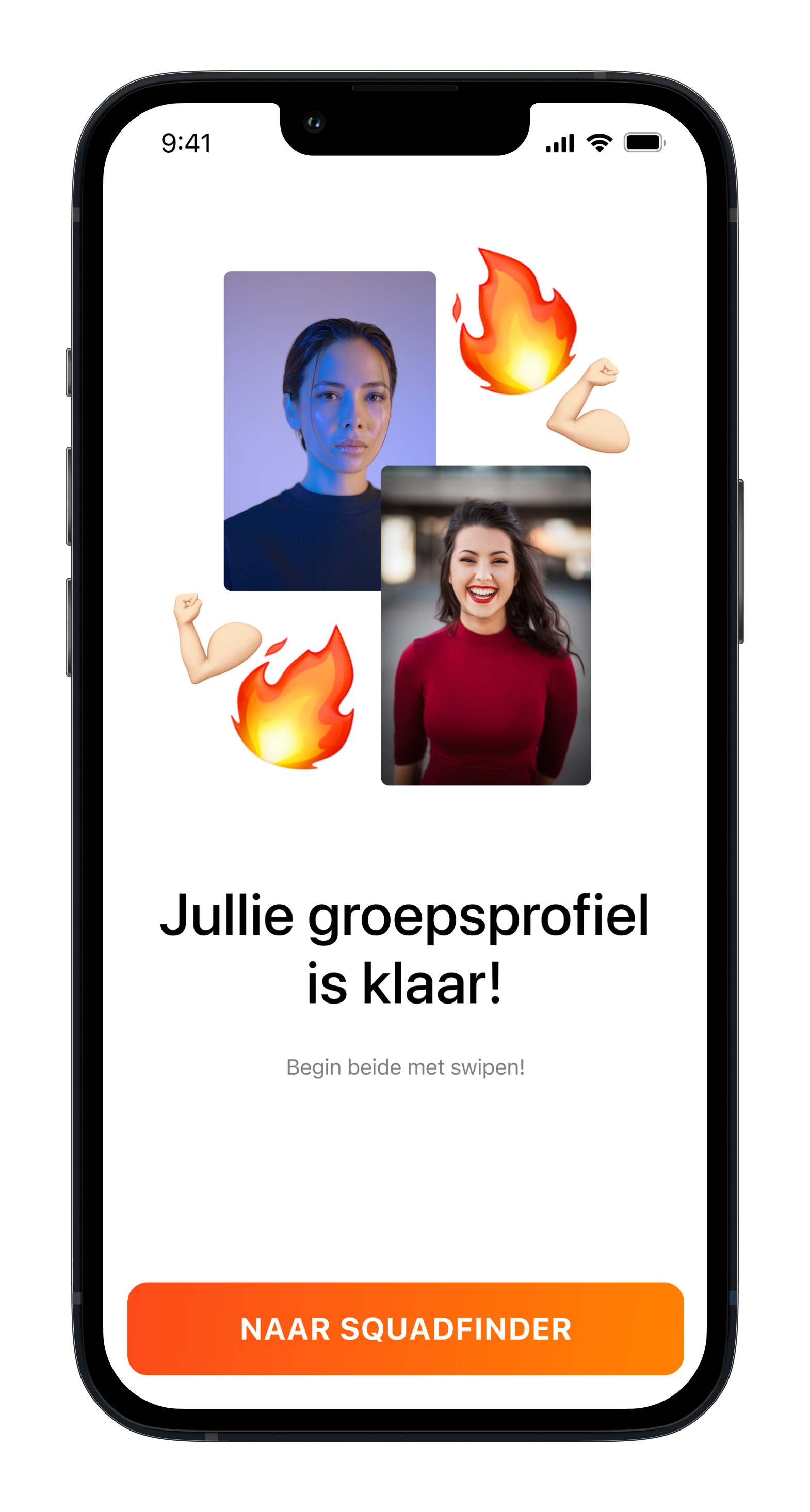 Squadfinder - Profiel afgerond